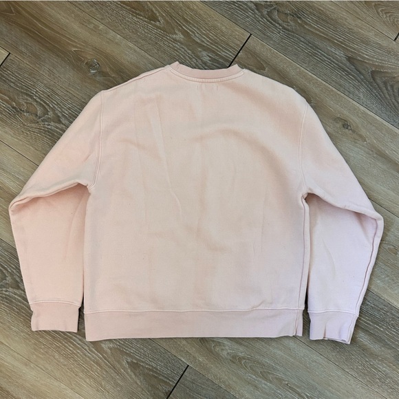 Brunette The Label Pink ‘Brunette’ Oversized Crewneck Sweatshirt L/XL - Picture 4 of 4